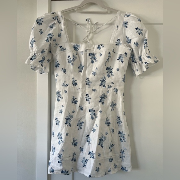 reformation Evianna Linen Dress - Picture 4 of 6